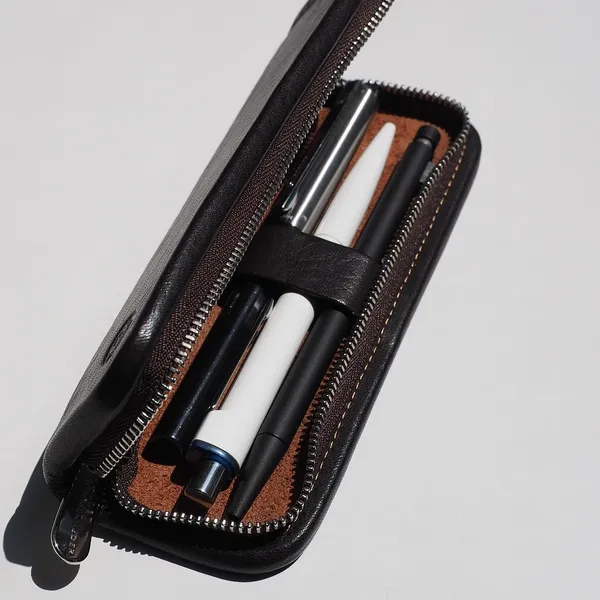 Mörkbrunt AirPod fodral
