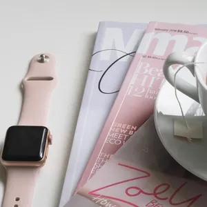 Rosa sportarmband för Apple Watch