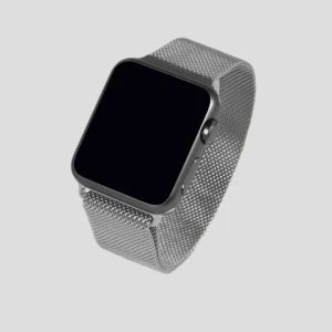 Silver Milanesisk loop-armband för Apple Watch